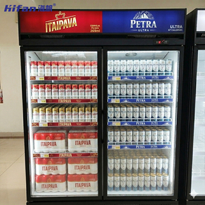 Frigorifero Espositore Commerciale con Doppia Porta in Vetro, Compressore, Display Digitale, Risparmio Energetico, Refrigeratore per Bevande per Supermercati - Product Image 6