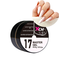 XGM ongles couleurs solide constructeur ongles Gel 30g clair acrylique Extension solide constructeur Gel ongles renforcer Gel Art manucure