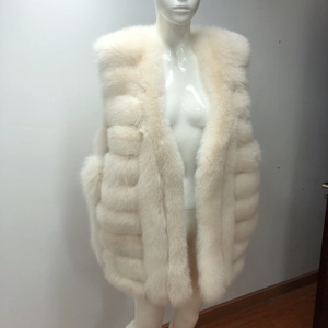 Veste en fourrure de renard véritable longue et chaude pour femmes, nouvelle mode d'hiver en gros - Product Image 5