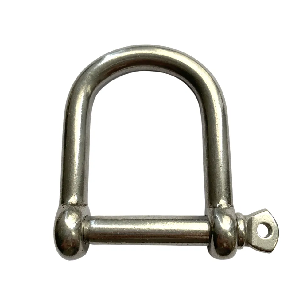 High quality rigging hardware Stainless Steel Wide D Shackle