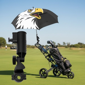 ร่มกอล์ฟคุณภาพสูงแบบสองชั้น ผ้าพอนจี 190T 210T ทรงตรง รับสกรีนโลโก้ สำหรับของขวัญองค์กร ขายส่ง-กึ่งอัตโนมัติ - Product Image 3