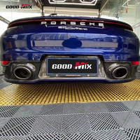 Kit carrosserie en fibre de carbone sèche de style OEM, diffuseur arrière pour Porsche 911 992 Carrera