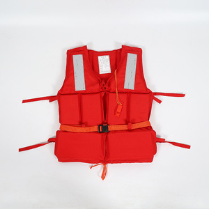 Life Jacket Adult 150n Buoyancy Oxford Fabric Reflective Water Rescue Flood Control - Product Image 1