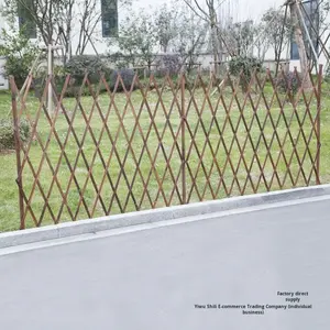 Clôture en <span class=keywords><strong>treillis</strong></span> en <span class=keywords><strong>bois</strong></span> télescopique anti-corrosion carbonisée facilement assemblée cadre d'escalade de <span class=keywords><strong>plante</strong></span> verte moderne grille d'escalade - Product Image 2