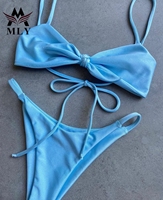 Mly Fabriek Groothandel Meisje Badmode Designer Badpakken Merken Custom Badmode String Bikini
