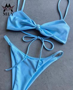 MLY fabbrica all'ingrosso ragazza costumi da bagno firmati costumi da bagno marche costumi da bagno personalizzati stringa Bikini - Product Image 4