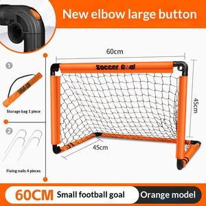 But de football miniature pliable de 130 cm, facile à installer, en PVC/PE écologique, avec cadre robuste et solide, pour enfants - Product Image 2
