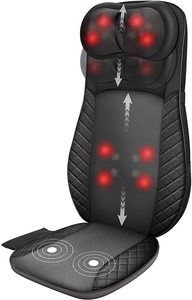 Phenitech Shiatsu masaj koltuk minderi isı ile yoğurma titreşim koltuk minderi masajı - Product Image 2