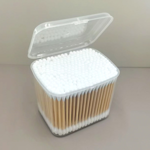 300 cotons-tiges écologiques en bambou de haute qualité, multi-usages pour le nettoyage des oreilles - Product Image 2