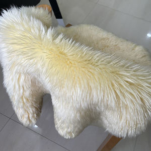 Peau de mouton/agneau véritable de qualité supérieure pour la sellerie automobile, les vêtements, les canapés, les fauteuils, les matériaux de mobilier, laine bouclée 5-7CM - Product Image 6