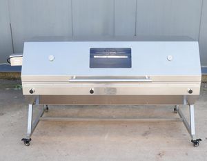 Asador Spartan con Capucha de Acero Inoxidable de 150 cm; Asador Grande a Gas para Cerdos y Corderos de 85 kg - Product Image 5