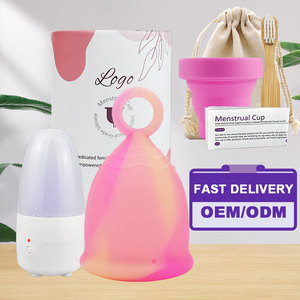 Stérilisateurs de coupes menstruelles personnalisables en gros Furuize pour les soins féminins, en silicone médical, coupes menstruelles réutilisables et sûres - Product Image 1