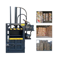 Compactadora Vertical Hidráulica de Alta Calidad en Oferta, Enfardadora Vertical para Cartón y Papel Reciclado