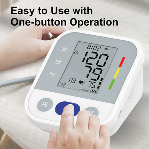 Monitor tekanan darah lengan atas Digital otomatis alat pengukur BP bertenaga listrik instrumen elektronik grosir pabrik - Product Image 6