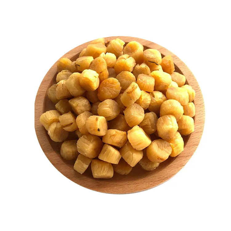 Round Shape Strong Taste Dried-Scallops Large Dried Meat Column Scallops Price From Dalian