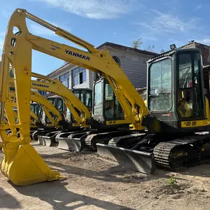 Mini ekskavatör Yanmar ViO55 VIO40 VIO50 VIO55 6ton mini ekskavatör inşaat makineleri japonya orijinal mini kullanılan ekskavatörler