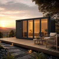 COCOVIA Luxury 20ft Tiny Home Modulaire en Panneaux Conteneurs, Portable et Mobile, Prête à l'emploi, pour Rangement ou Abri de Jardin