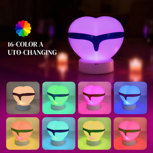 Lãng mạn RGB LED <span class=keywords><strong>Glow</strong></span> Đèn Tình Yêu ánh sáng Tán Tỉnh bầu không khí cặp vợ chồng bedhead niềm đam mê ánh sáng lãng mạn cặp vợ chồng hỗ trợ tình dục ánh sáng - Product Image 3