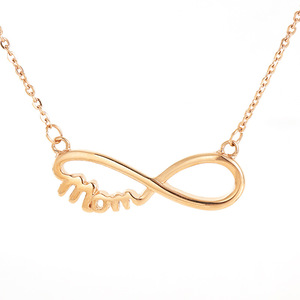ZOGXIN Infinity Mom Necklace Stainless Steel Gold Rose Gold Silver For Women Gift Jewelry Fashion Pendant Charm - Product Image 5