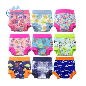 Babyshow Pañales para Bebé Cintura Alta Elástico Aislamiento Orina Keeper Reutilizable Pañal de Natación Pañales Pantalones - Product Image 2