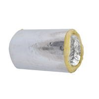 Duct Fleksibel Aluminium Foil Kelas 1 181, 25ft & 50ft R4-R8 4 Inch, Terisolasi untuk Penggunaan di Gym