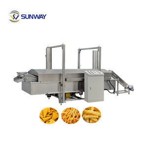 Friteuse industrielle à immersion, machine individuelle, équipement de bain d'huile thermostaté <span class=keywords><strong>pour</strong></span> la fabrication de snacks croustillants - Product Image 2