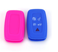 Housse de protection en silicone pour clé de voiture Land Rover Range Rover Evoque Velar 5 boutons, souple, anti-chute, de luxe