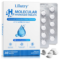 Liiutry Antioxidant Water Enhancer 12 PPM H2 Comprimés d'eau hydrogénée moléculaire pour soutenir la récupération musculaire et le métabolisme