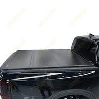 Couverture de benne rigide pliable en trois parties en alliage d'aluminium 4x4, étanche et à installation rapide pour Toyota pour pick-up