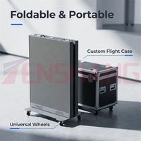 Módulo de Pantalla LED Plegable Modular para Promoción en Centros Comerciales, Pantalla LED Flexible Personalizada de Gran Tamaño, Video Wall LED