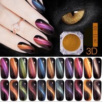 Poudre 3D effet œil de chat, Poudre à ongles effet symphonie, Poudre à ongles effet miroir néon, Vernis à ongles gel UV, Paillettes pour loisirs créatifs (cartes téléphoniques), Convient aux débutants