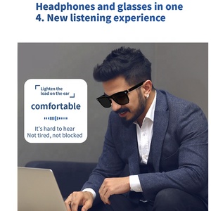 Nuovi Occhiali da Sole Smart Economici e alla Moda con Protezione Anti-Luce Blu, BT5.2, Riproduzione Musicale AI, Chiamate Telefoniche, Controllo Touch, <span class=keywords><strong>AR</strong></span> Wireless - Product Image 4