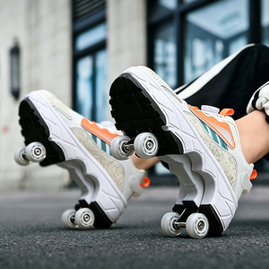 Nouveauté, baskets déformables à roulettes unisexes décontractées pour garçons et filles, chaussures de parkour - Product Image 4