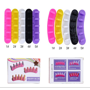Acrylic Nail Tip Practice Stand Adhesive Display Holder for Press on Nails Home Salon Manicure - Product Image 6