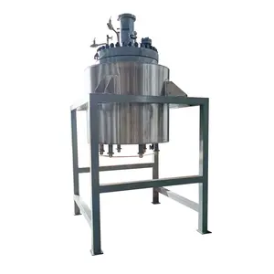 Borui 500L Electric Heating Liquid Mixing Tank Reactor with Agitator