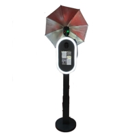 Station Photo Portable en Métal pour Selfie, Résistante à l'Eau, pour Mariages, Événements, Location, Kiosque iPad, Équipement pour Salons Professionnels