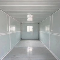 Maison Conteneur Pliante en Acier Préfabriquée Moderne Étanche à Assemblage Rapide 20ft/40ft 3 Chambres pour Usage Hôtelier