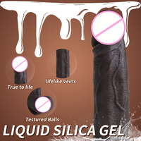 Machine sexuelle JunXin avec dildo réaliste en silicone pour femmes, 10 modes de vibration, télécommande, jouet étanche, stimulation du point G et anal
