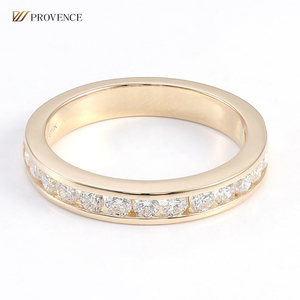 10K 14K 18K oro giallo anello di diamanti naturali fatto a mano gioielli di moda anelli per coppia di gioielli di nozze che fissano anelli vicino a Me - Product Image 1