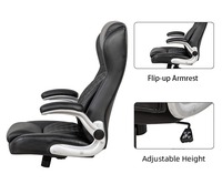 Chaise de bureau exécutive contemporaine en cuir, confortable et réglable, vente en gros d'usine pour le bureau à domicile