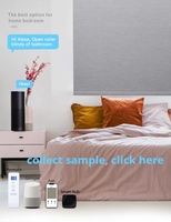 Persianas Enrollables Inteligentes Premium para Ventanas, Controladas por WiFi/Google/Alexa, Automatizadas para un Control de Luz Óptimo