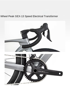 <span class=keywords><strong>Bici</strong></span> da Corsa TWITTER Gravel X RS-24S Rigida in Fibra di Carbonio con Freno a Disco, Telaio in Alluminio, 24 Velocità, <span class=keywords><strong>Bici</strong></span> da Città - Product Image 4