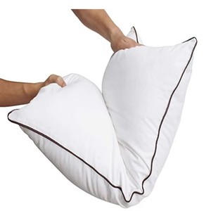 Oreiller de sommeil en polyester/coton blanc, garni de polyester, <span class=keywords><strong>pour</strong></span> le dos, vente en gros - Product Image 1