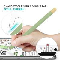 Housse de protection rigide en Silicone souple pour Apple Pencil Case 2