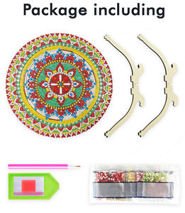 LS New 5D DIY <span class=keywords><strong>Diamond</strong></span> <span class=keywords><strong>Painting</strong></span> Kits de rangement en bois Multi-Functional Printed Fruit Candy Plate for Dining-Table Decoration - Product Image 3