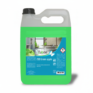 Prime Quality 200ml Green Apple Scent Liquid Cleanser TA 4x5 Lt Deep <b>Cleaning</b> Deodorising Alcoholic with Green Apple Fragrance - Product Image 2