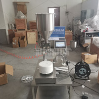 Machine de remplissage d'injection de déposant de bouffée de crème de croissant de pâte à cupcake automatique commerciale