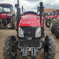 Tracteur à roues YTO MF554 d'occasion 2015 4x4 Moteur 50 CV Système de carburant National II Pompe puissante Testé et inspecté