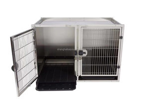 Çin üretici paslanmaz çelik pet veteriner hastane köpek kafesi - Product Image 6