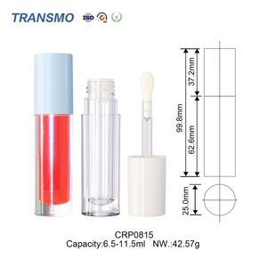 Tubes de gloss à lèvres transparents de 10 ml avec logo personnalisé, applicateur baguette, service OEM/ODM, vente en gros de flacons vides pour huile à lèvres - Product Image 2
